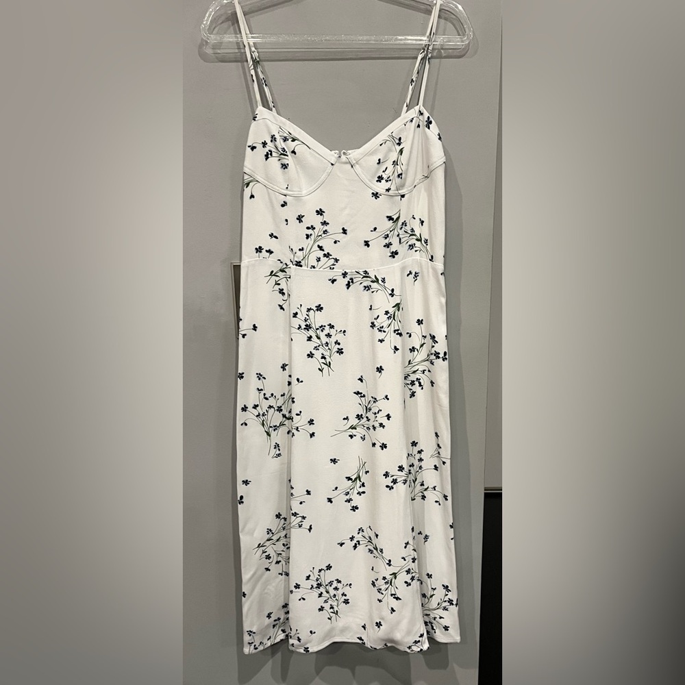 ARITZIA SUNDAY BEST FLORAL PRINT BUSTIER MIDI DRESS - Picture 2 of 6